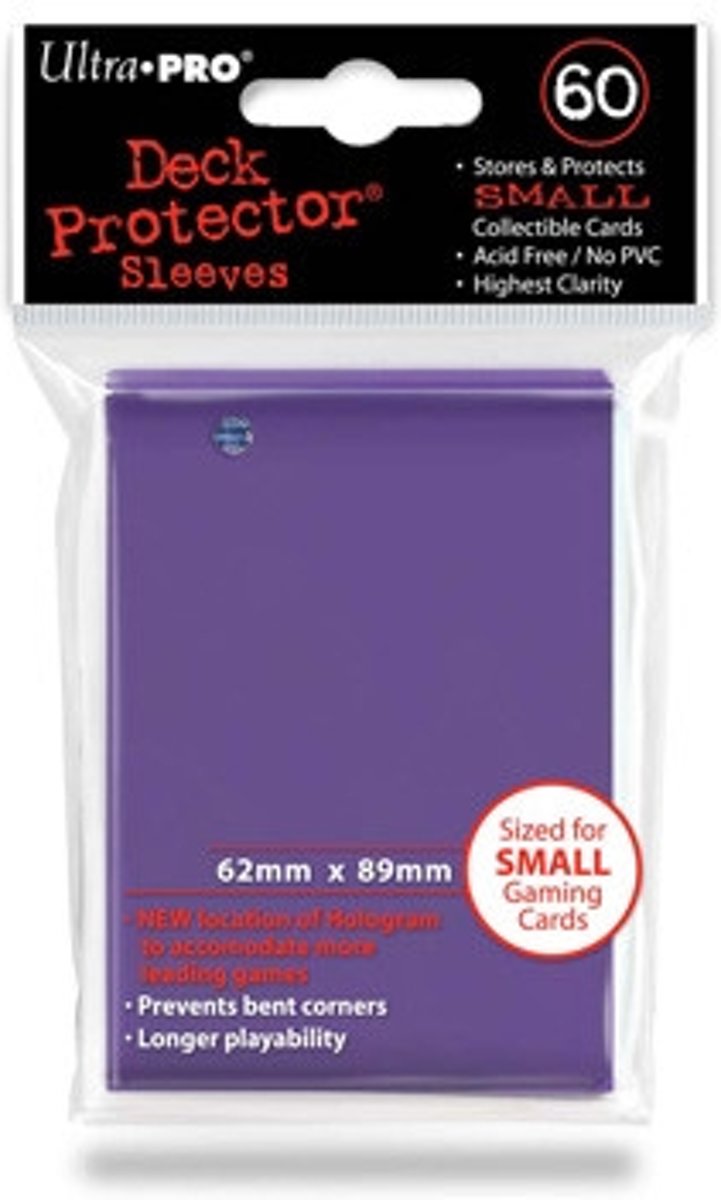 Speelgoed | Kaartspel - Sleeves Small Purple 60 D10